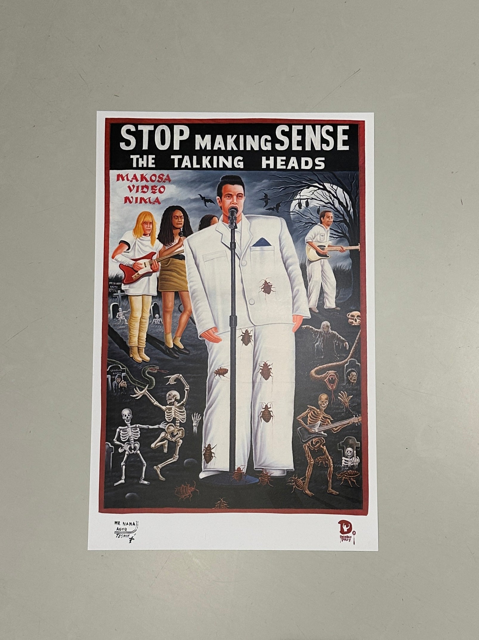 Deadly Prey Gallery | Stop Making Sense Poster – Hello Darkness