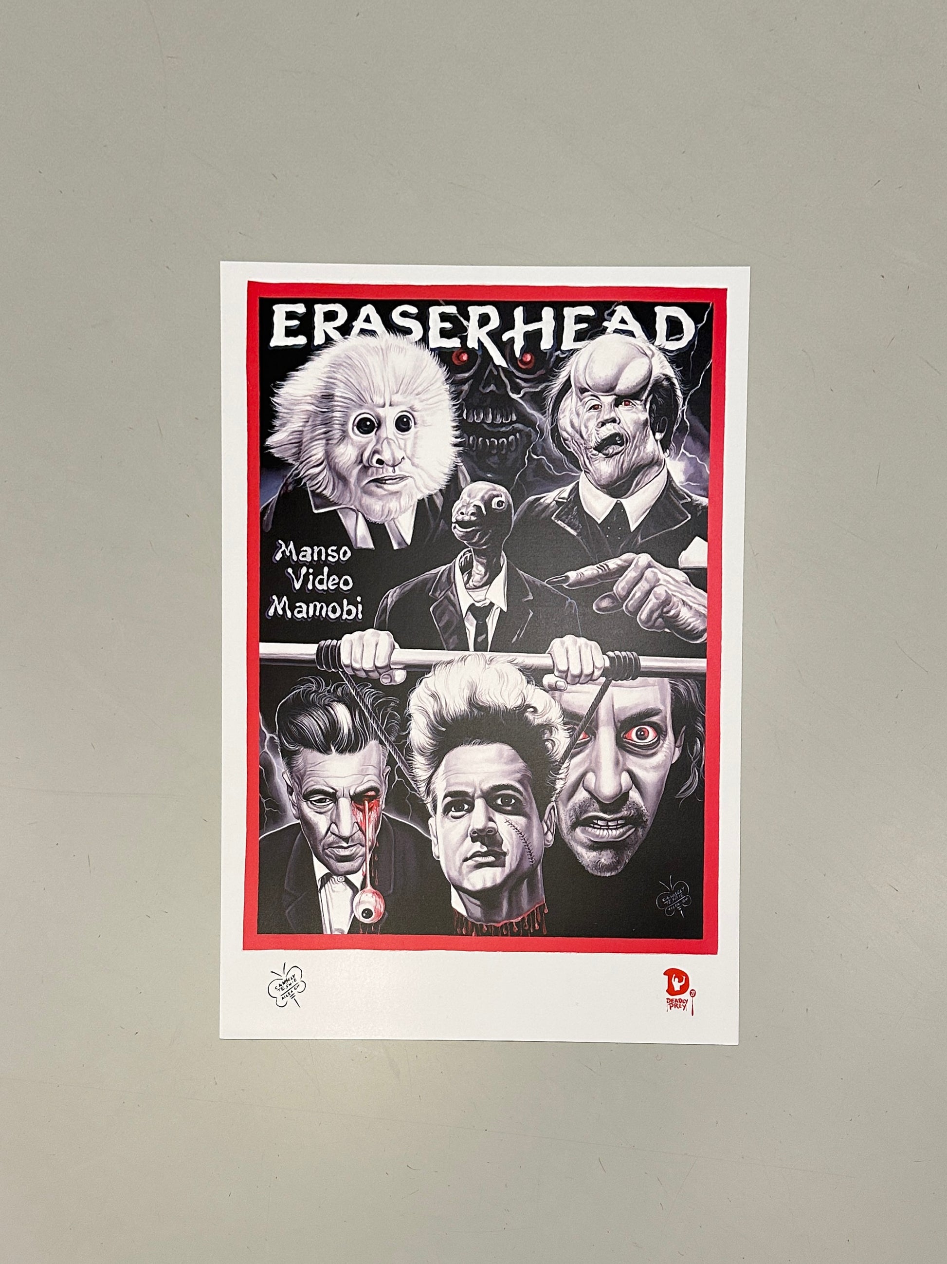 Deadly Prey Poster - Eraserhead