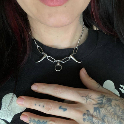 While Odin Sleeps | Hannya Necklace