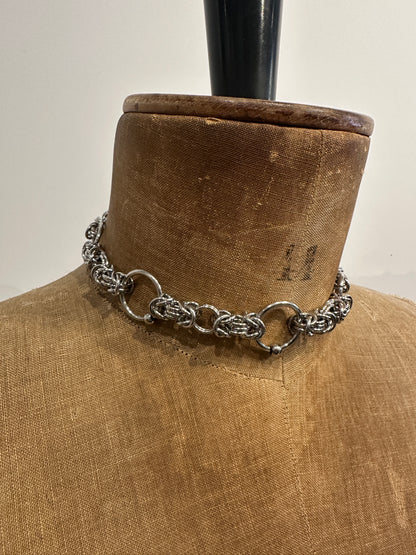 Age of Saints | Choker Necklace with rings and beads