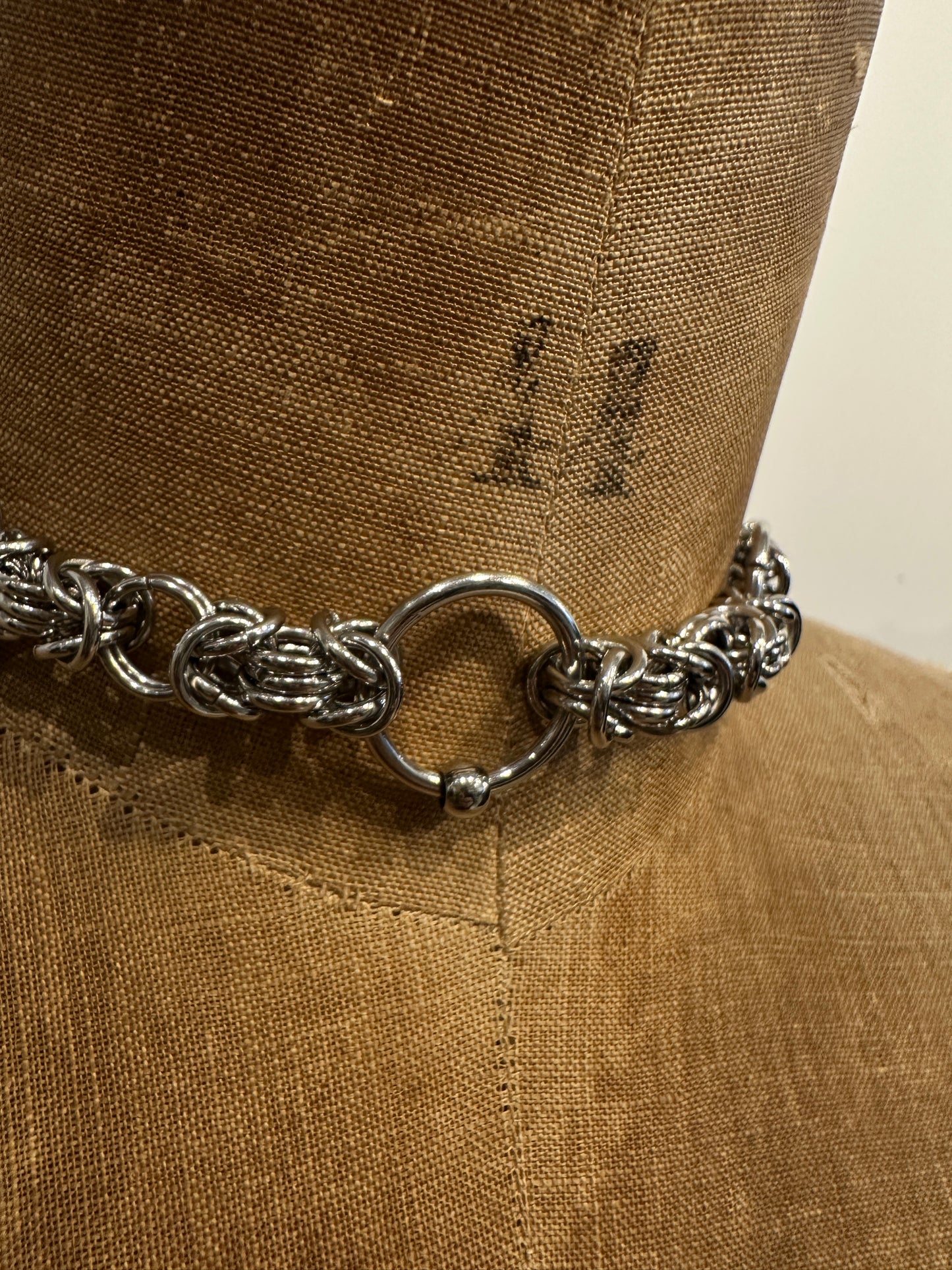Age of Saints | Choker Necklace with rings and beads