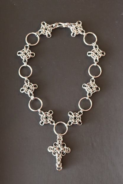 Age of Saints | Cross Choker Necklace