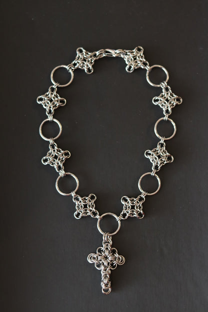 Age of Saints | Cross Choker Necklace