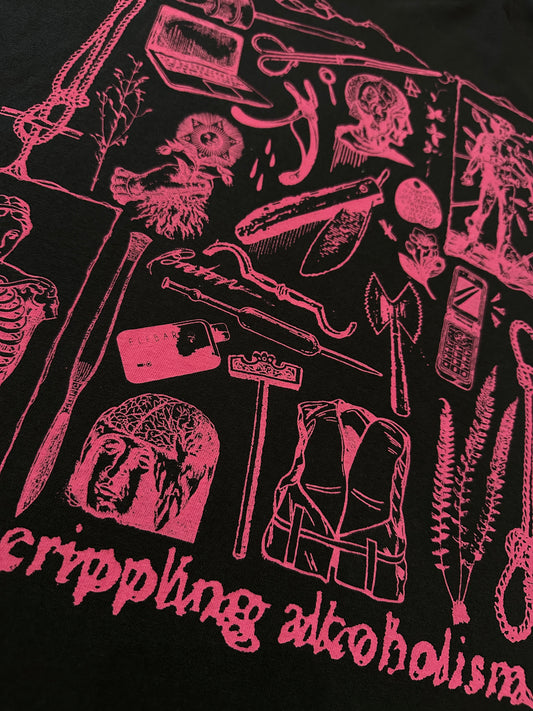 Crippling Alcoholism "Camgirl Collage" Long Sleeve