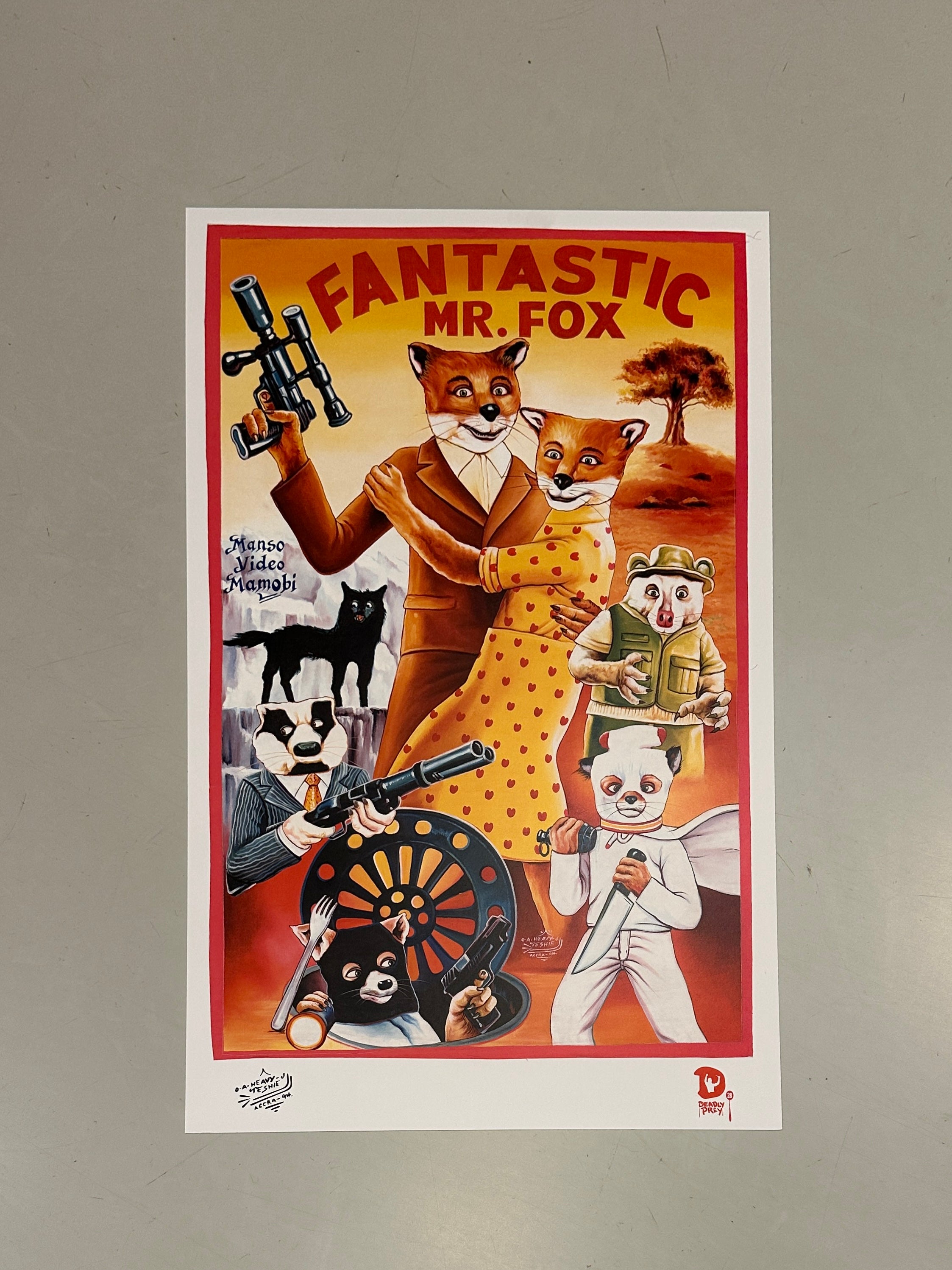 Deadly Prey Gallery | Fantastic Mr. Fox Poster – Hello Darkness