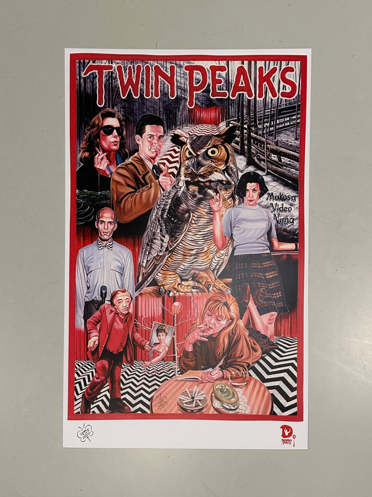 Deadly Prey Gallery | Twin Peaks Poster CA Wisely