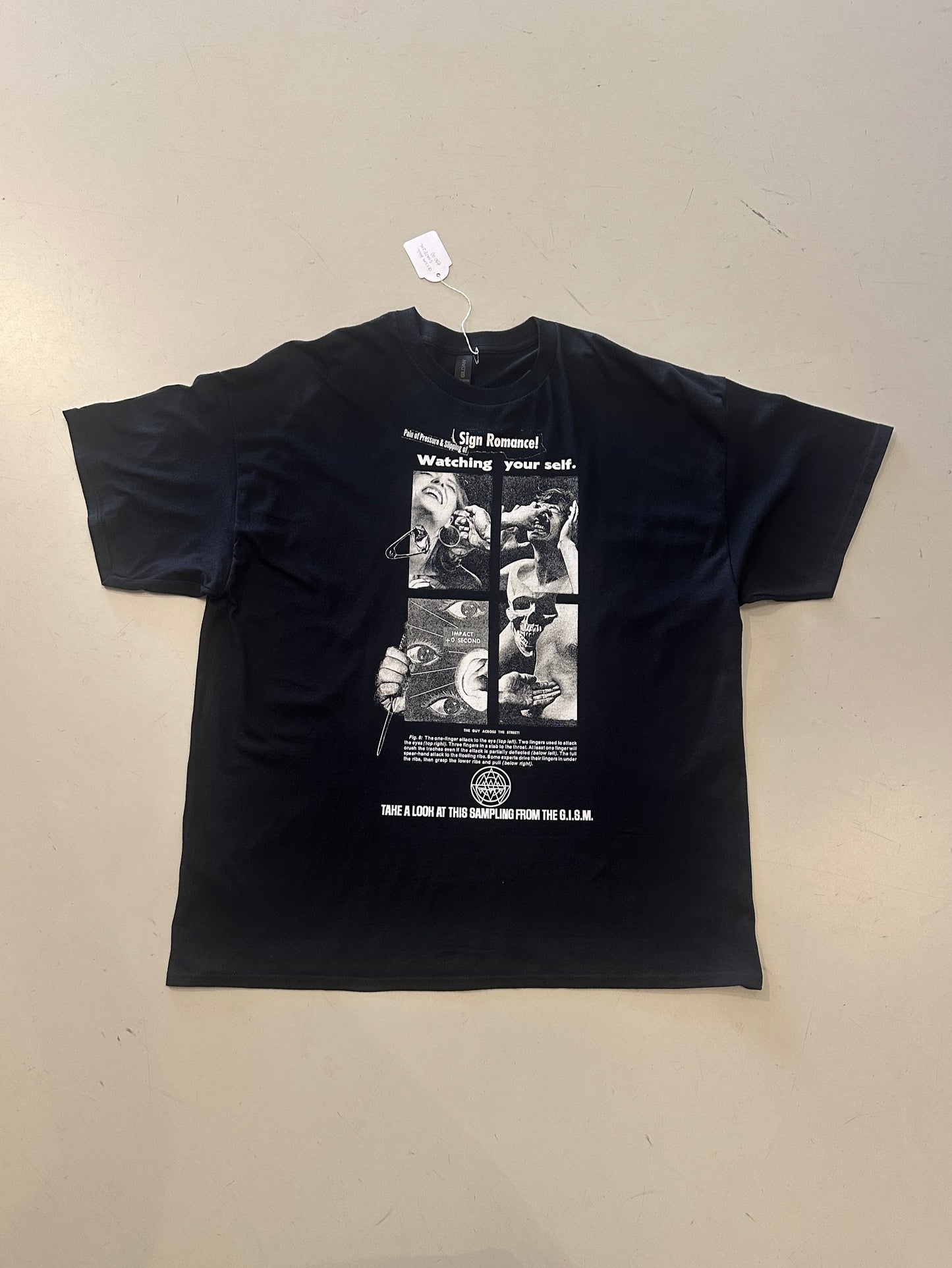 G.I.S.M. "Sign Romance!" black T-Shirt