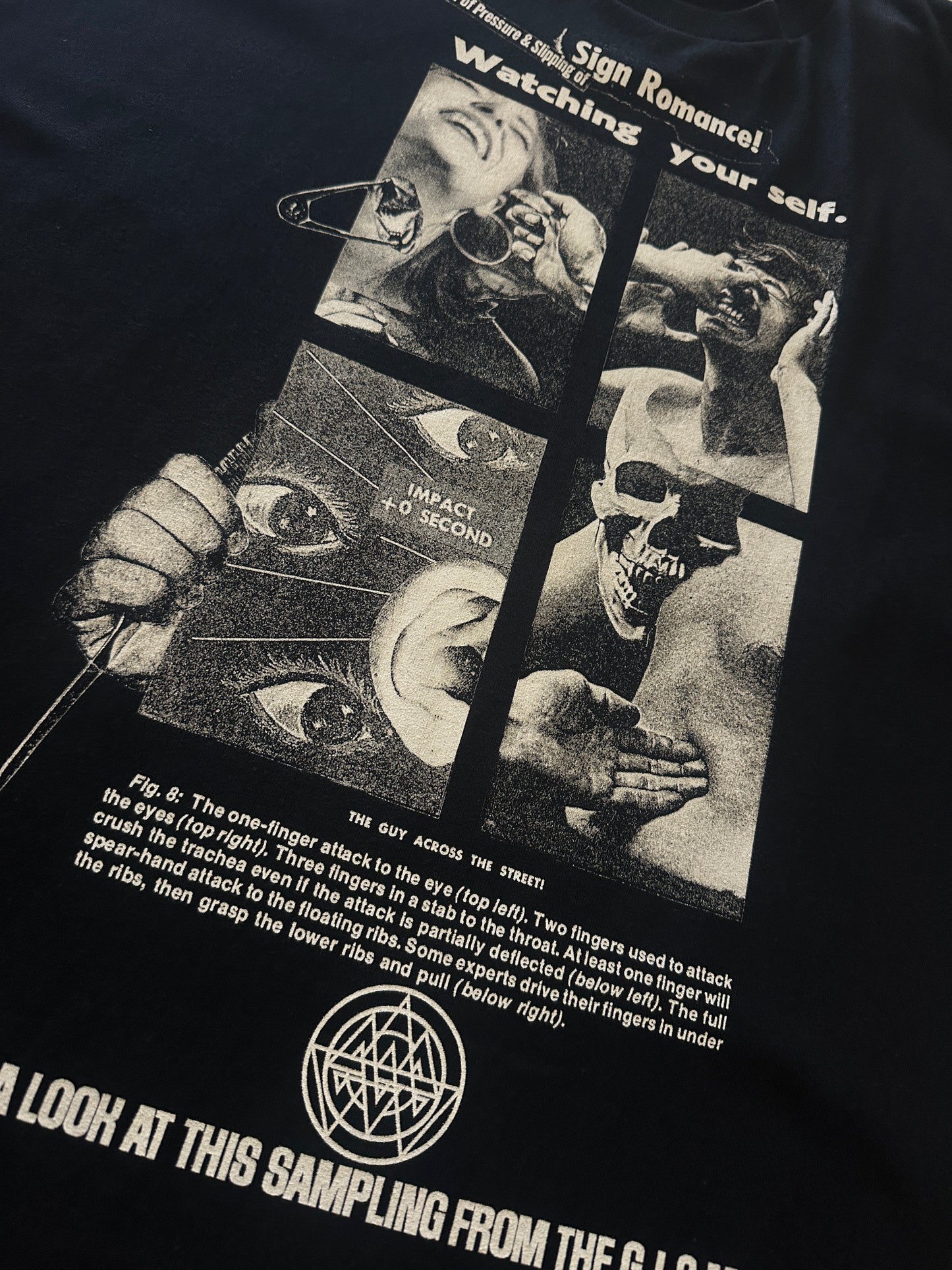 G.I.S.M. "Sign Romance!" black T-Shirt