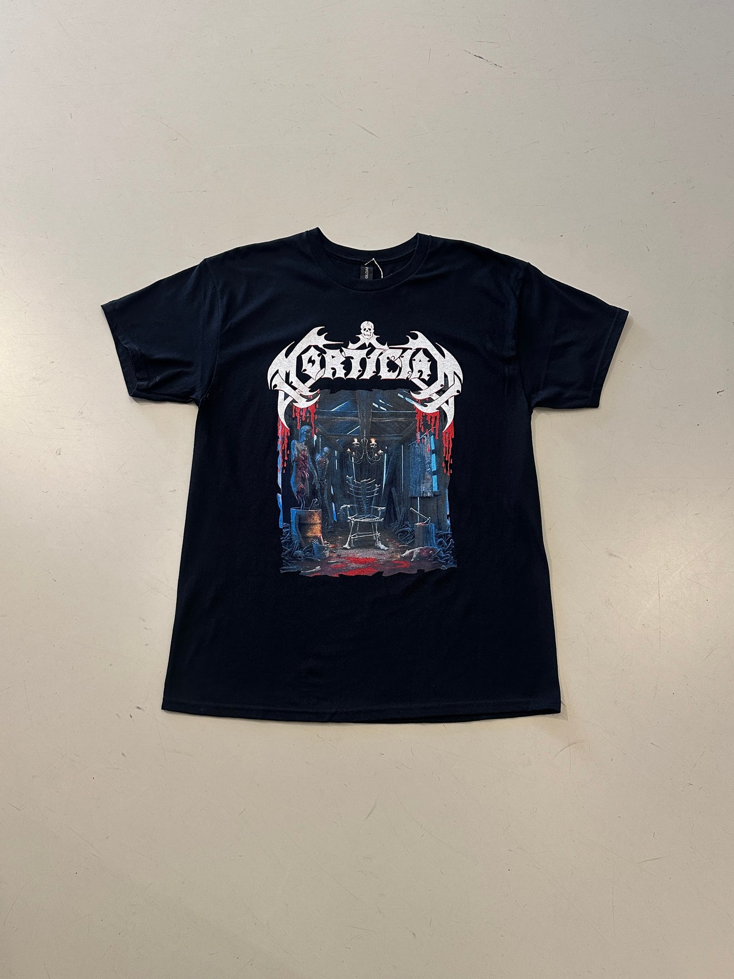 Mortician "Hacked Up for Barbecue" black T-Shirt