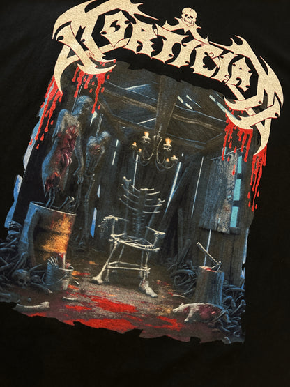 Mortician "Hacked Up for Barbecue" black T-Shirt