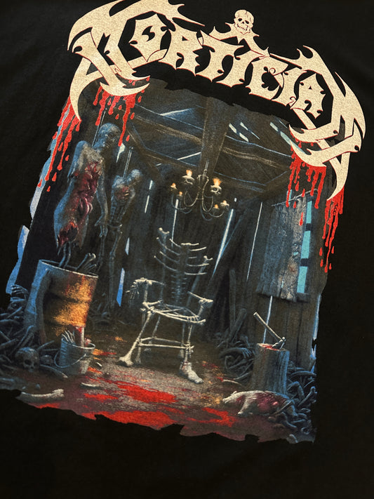 Mortician "Hacked Up for Barbecue" black T-Shirt