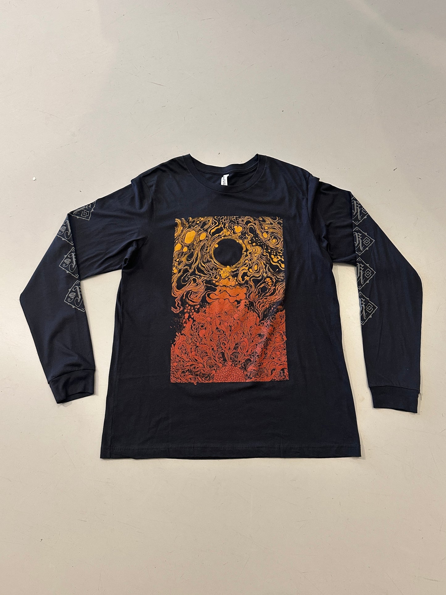 Richey Beckett "Earth: Gradient" Charcoal Black Longsleeve