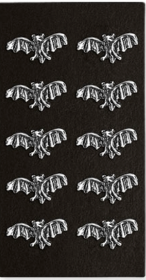 Earstuds Bat silver O508
