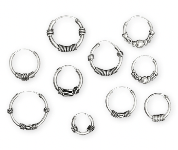 Silver earring S12