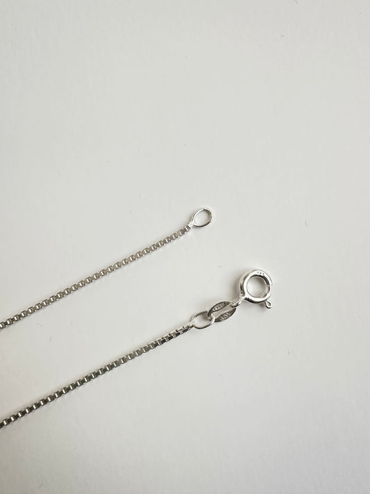 Silver Venetian Necklace 1.1 mm 45 cm 24004