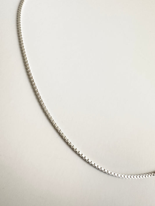 Silver Venetian Necklace 1.1 mm 45 cm 24004