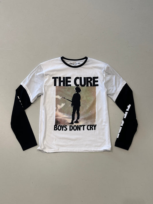 The Cure - Boys Don't Cry Layered Long Sleeve
