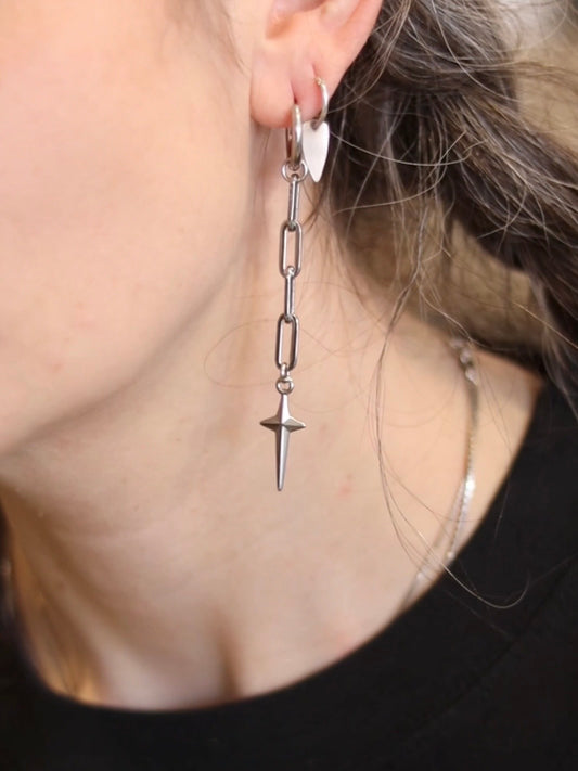 While Odin Sleeps | Chained Stars Earrings