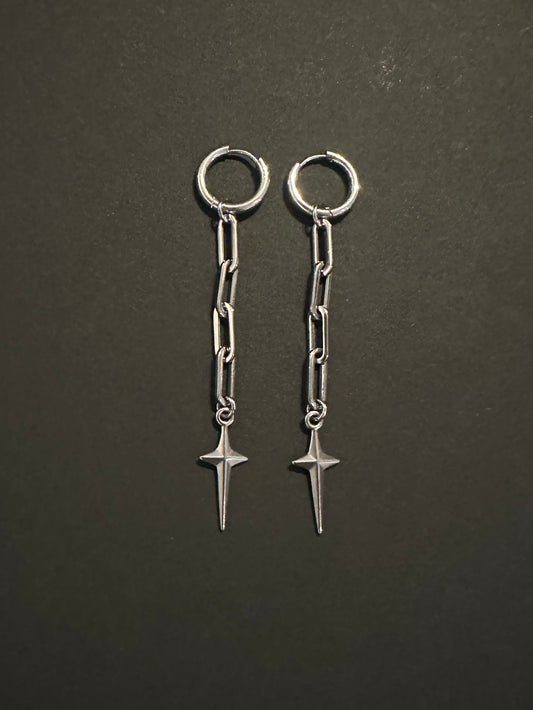 While Odin Sleeps | Chained Stars Earrings