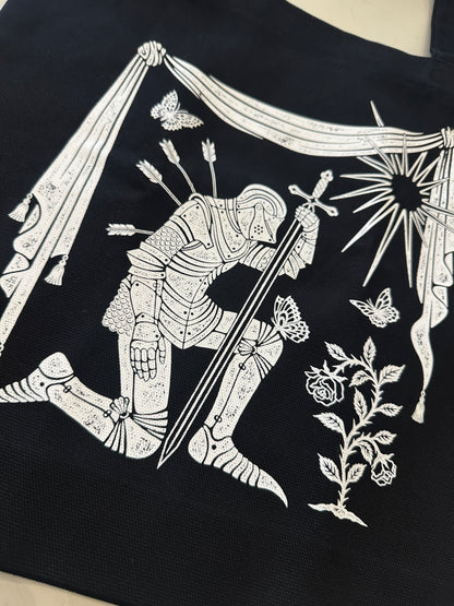 While Odin Sleeps | Kneeling Knight Tote