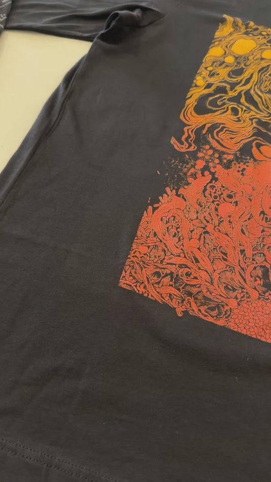 Richey Beckett "Earth: Gradient" Charcoal Black Longsleeve