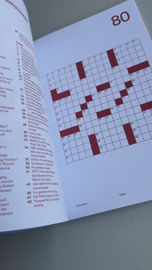 A24: 99 Movie Crosswords